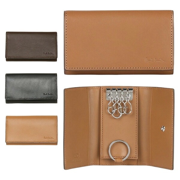 キーケース 4連 メンズ ベジタンストライプトリム 873918 P630 BPS630