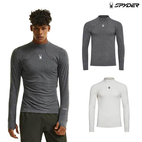 [] 男性ランニングプロウェブハイネック長袖Tシャツ SPHFCNRL232M