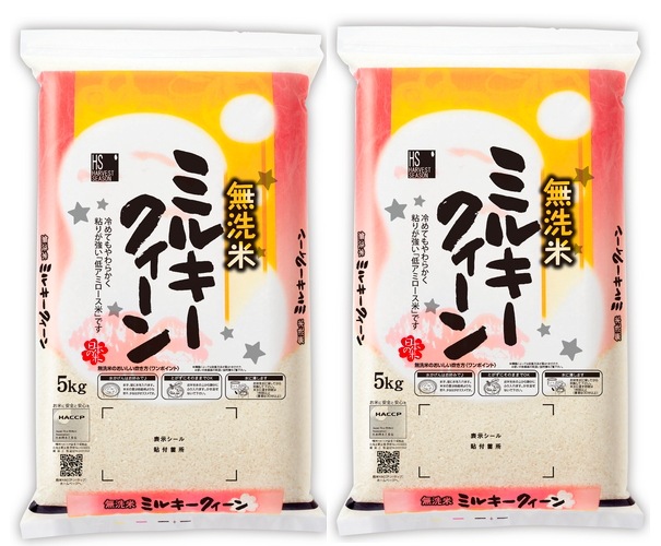 令和6年産 無洗米 福井県産 ミルキークイーン 5kg (5kgx2袋) 低アミロース米でモチモチ食感