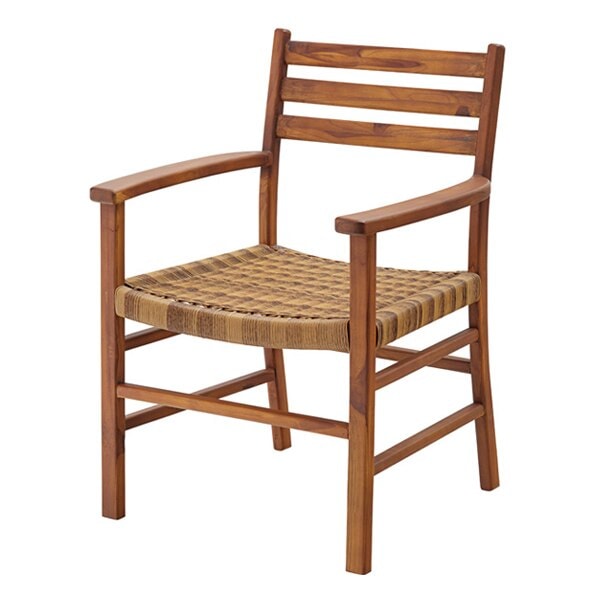 ダイニングチェア 座面高45cm 木製 天然木 アーム付 ひじ掛け 椅子 イス チェア 北欧 20,286円