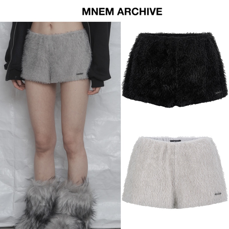 Soft Fur Mini Shorts