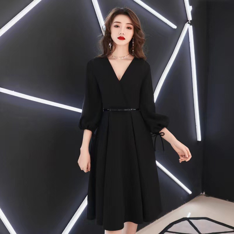 パーティードレス ワンピース 花嫁ミニドレス ウェディングドレス 簡約 花嫁二次会 演奏会 パーティドレス セクシーV襟 演奏会 挙式 プリンセスhs6050 6,377円