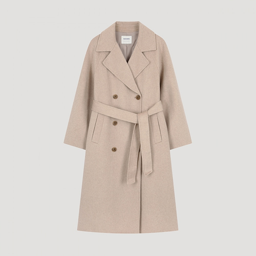 (シーズミス) ベルト付きダブルハンドメイドコート_SWHCTO42150_LP