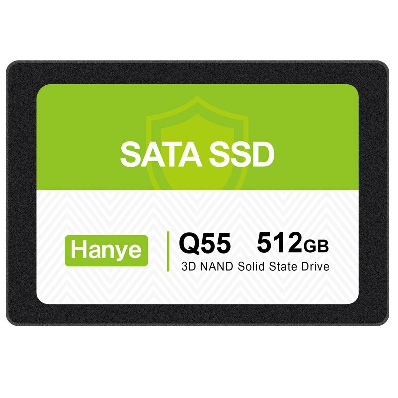 Hanye 512GB 内蔵型 SSD 2.5インチ 7mm SATAIII 6Gb/s R:550MB/s W:500MB/s 3D NAND採用 アルミ製筐体 正規代理店品 国内3年保証 4,923円