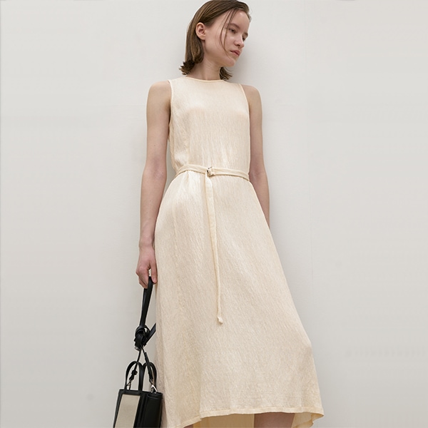 (OP-6184)ESSENTIAL ESME BACK BUTTON DRESS S