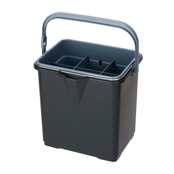 仕切付きバケツII グレー