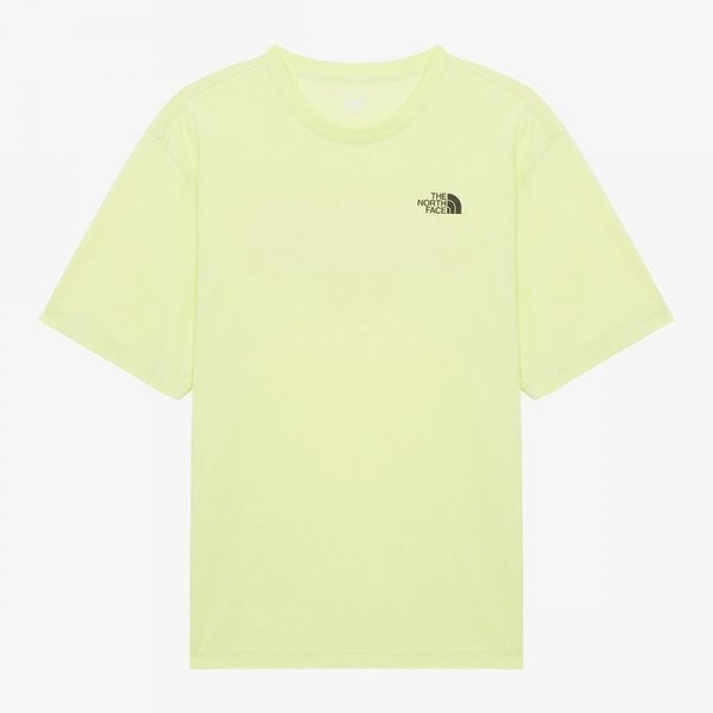 [ノースフェイス公式] NT7UR09D メンズキャンプデー半袖Tシャツ_イエローライム