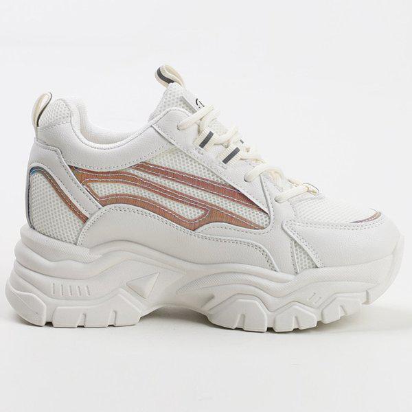 [シューズ] メッシュ 厚底 女性 レディース スリッポン スニーカー 7cm/2色 sjcc-706 5,305円