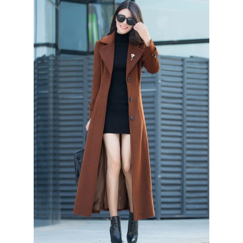 かっこいい コート ロング レディ 黒 ブラック ビジネス