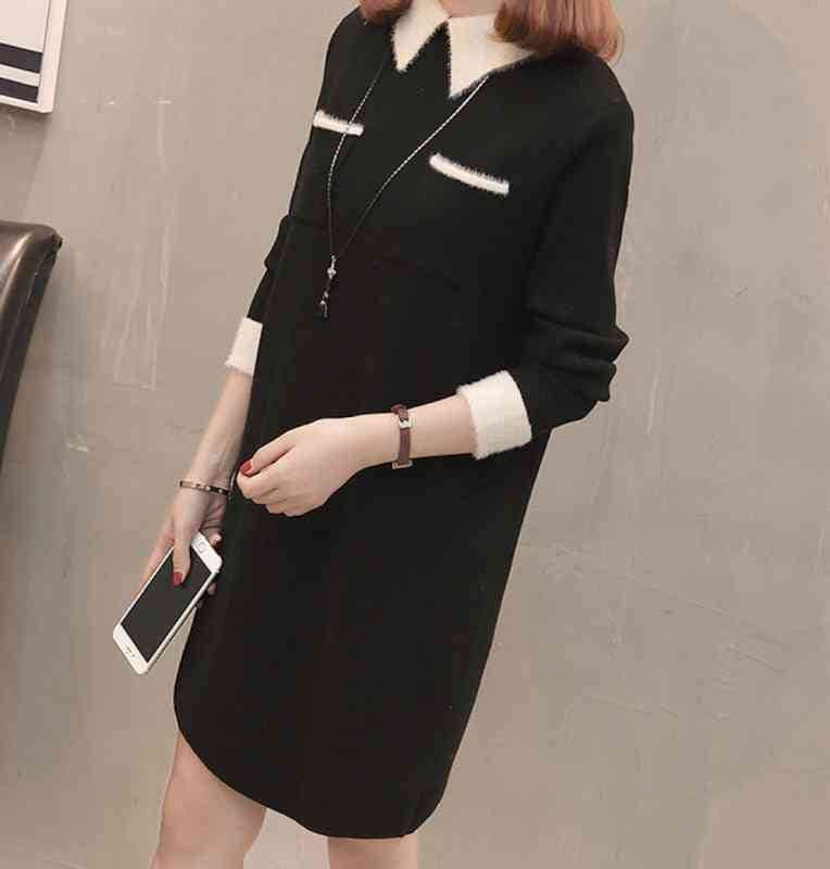 ワンピース レディース 長袖 アウトドア かわいい ブランド Aライン おしゃれ 20代 ネック しっかり 人気 白 大人 40代 ニット きれいめ 大きいサイズ 春 トップス 50代 冬 安い 韓国