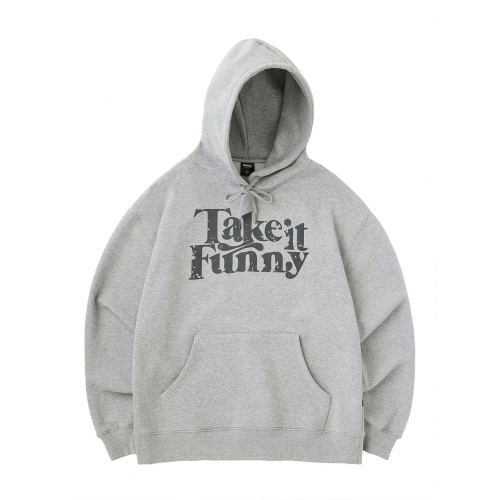 アーバネージテイクイットファニーオーバーパーカーグレーTシャツ・カットソー