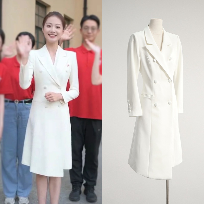 【在庫あり】feng Lin同様のおしゃれな気質のスーツドレス高級年齢を軽減ウエストを細くするミモレ丈スカート