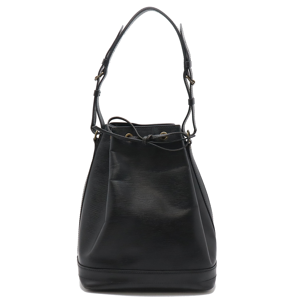 エピ ノエ ショルダーバッグ ワンショルダー セミショルダー 巾着 ノワール 黒 ブラック ゴールド金具 M5900