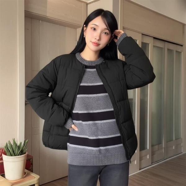 HC04 フォレストポリコアラウンド フォレストポリコアラウンドネックキルティングジャンパー_ (S42667486)