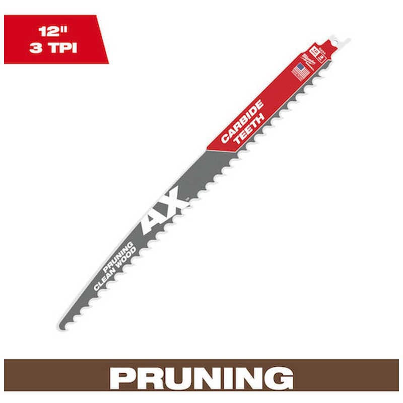 ミルウォーキーツールジャパン合同会社　AX センテイヨウカーバイドレシプロソーブレード 3TPI　48005233