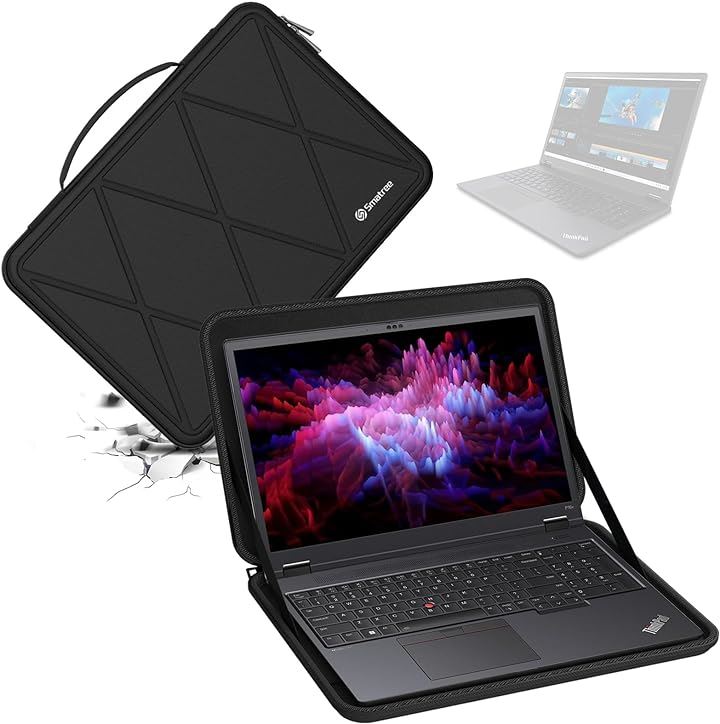 ハードEVA保護スリーブケース 16インチ Lenovo ThinkPad P16v( Black-For Lenovo 16インチ, For Lenovo 16インチ(X8307))