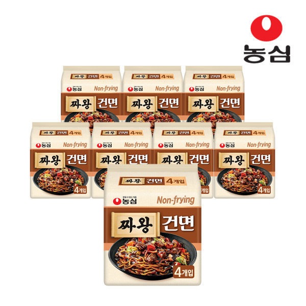 [ノンシム] チャワン 乾麺 マルチパック (119gx4) x 8個(1ボックス)