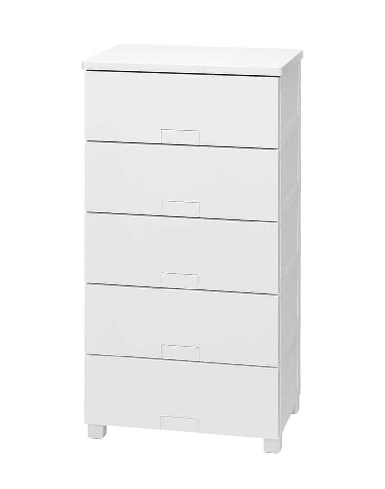 天馬 FCH-F5505W フィッツチェストフルフラット5505　5段（ホワイト） FCHF5505W