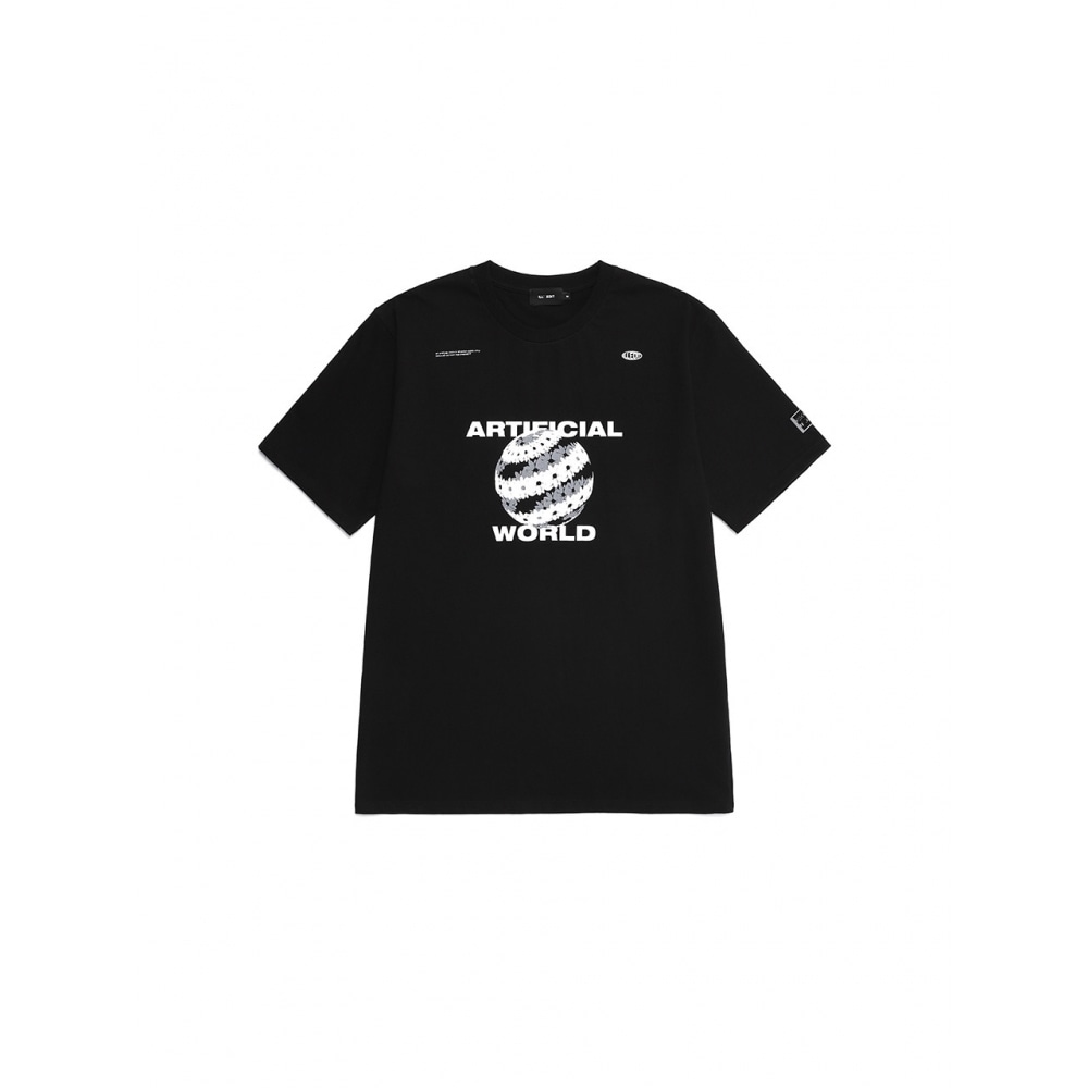 イルエディットフラワーボール Tシャツブラック