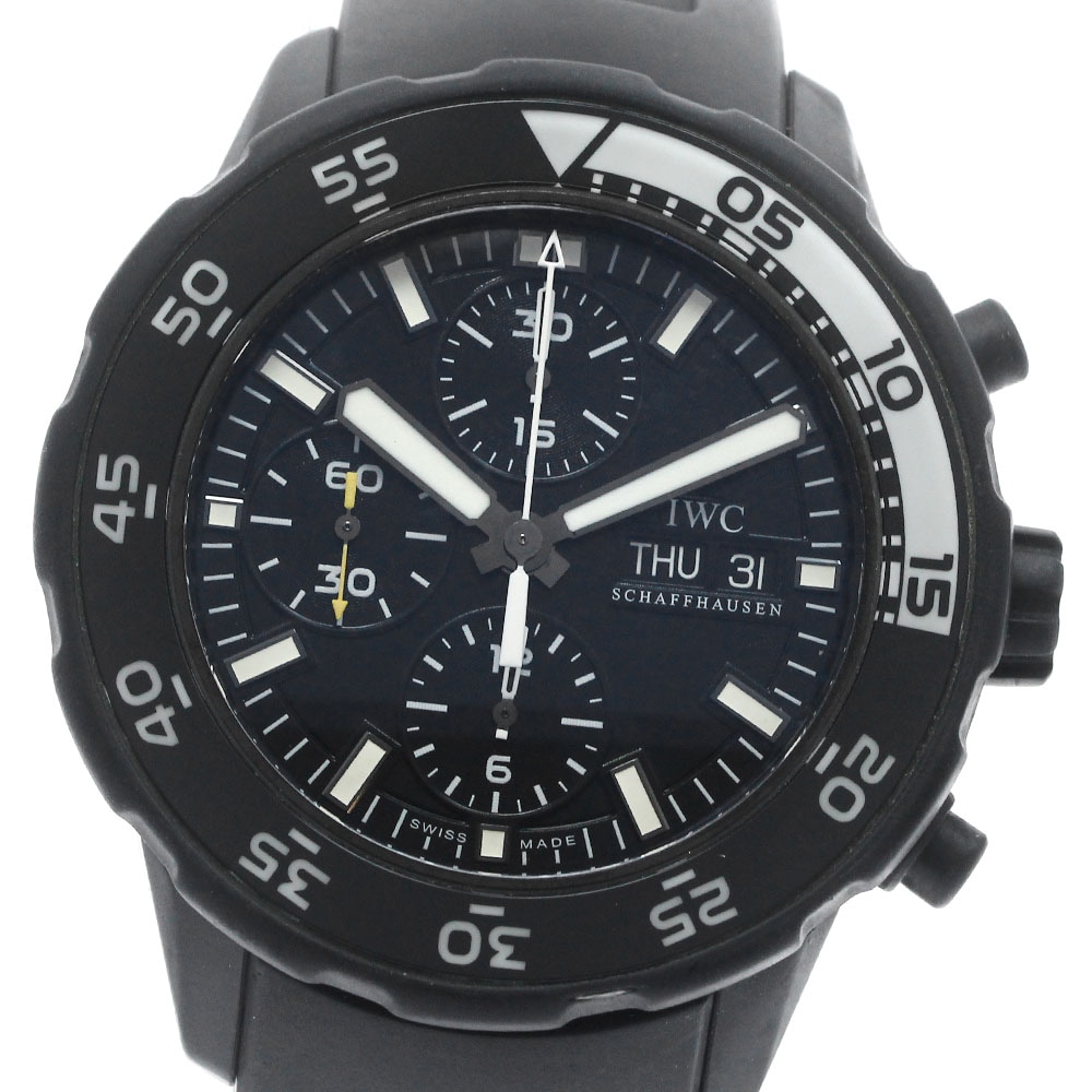 IWC IWC SCHAFFHAUSEN IW376705 アクアタイマー ガラパゴス アイランド デイデイト クロノグラフ 自動巻き メンズ 保証書付き_885887【中古】 225,450円