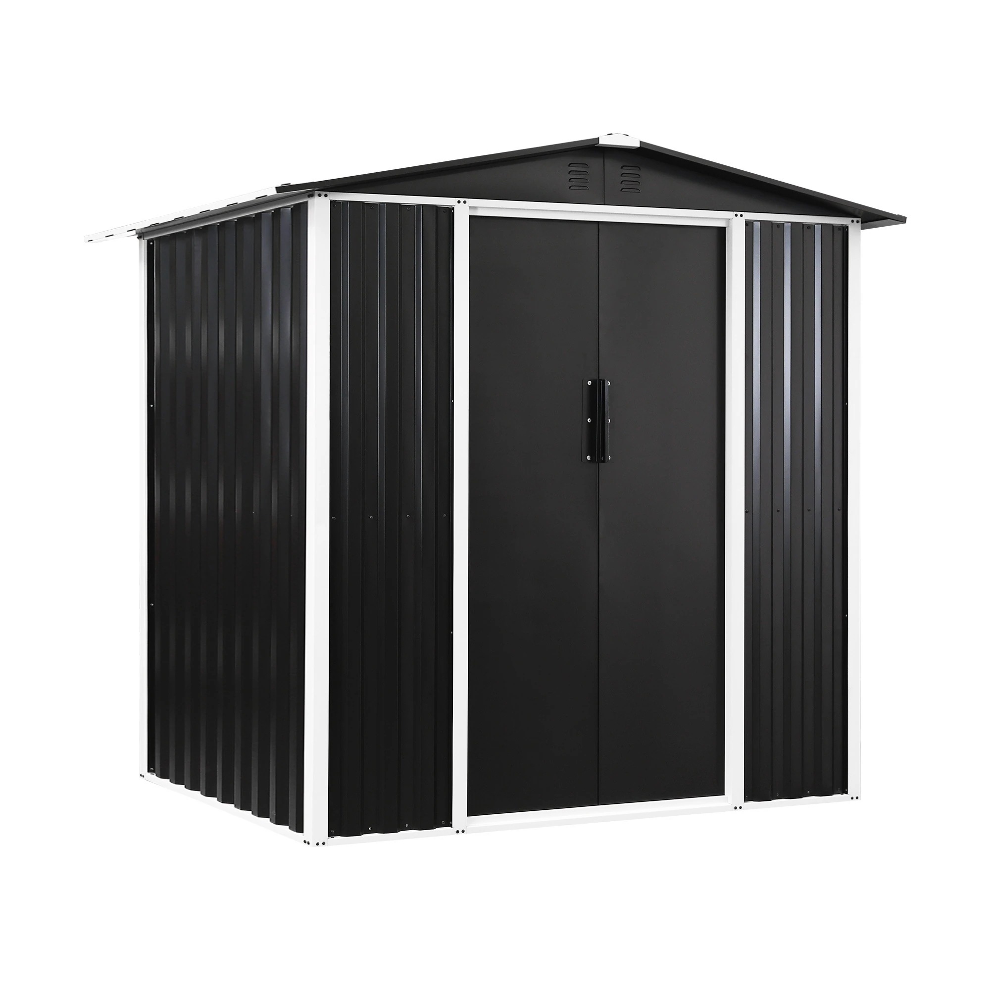 物置 屋外 スチール 倉庫 戸外収納庫 幅180*奥行き120*高185 物置き おしゃれ 大型 収納庫 屋外物置 防さび ベランダ 防水 ドア 引戸 スチール物置 屋外収納 ガーデニング 庭