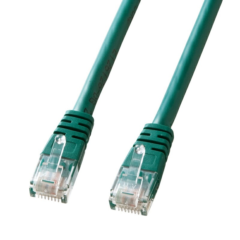 （まとめ買い）エンハンスドカテゴリ5単線LANケーブル 15m グリーン KB-T5T-15GN [x3]