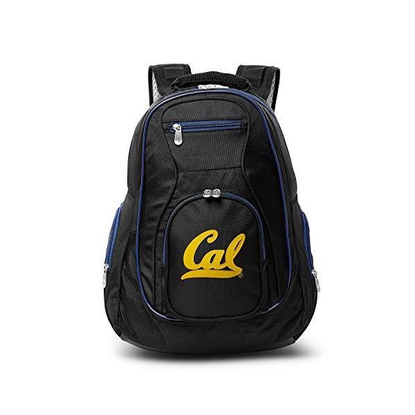 NCAA California Golden Bears Colored Trim Premium Laptop Backpack 並行輸入品