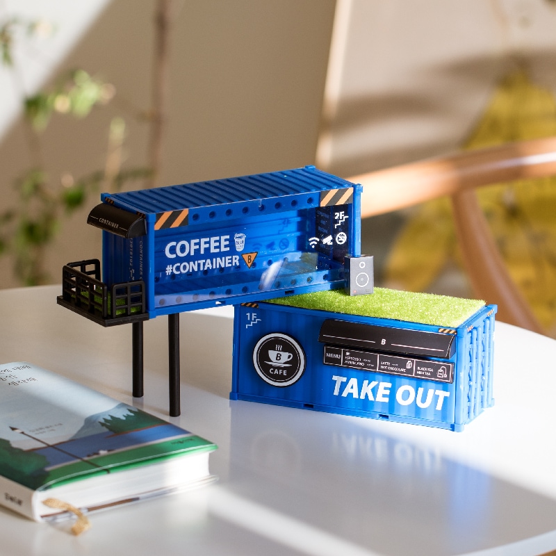 [TOYOYO] container city/ヒーリング趣味/ストレス解消/キダルトのおもちゃ/コンテナスタイル/韓国玩具