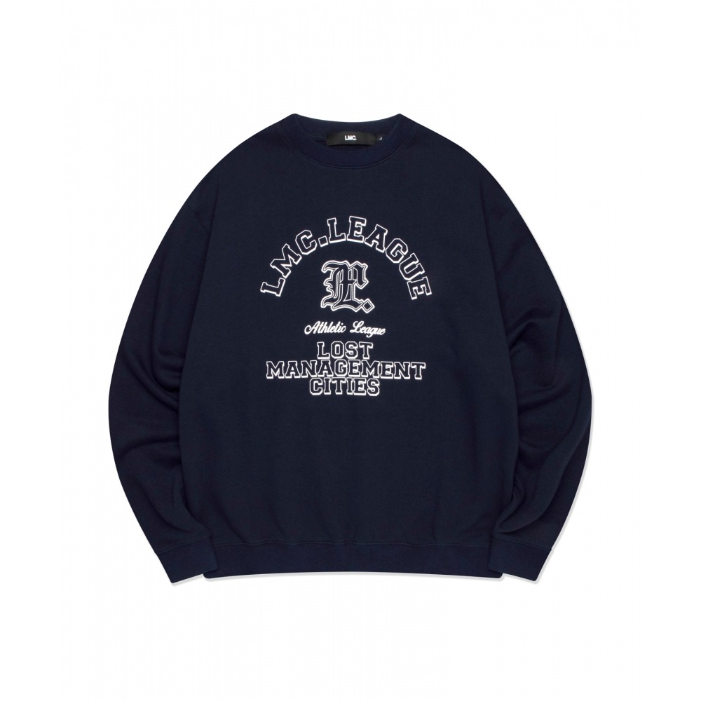 LMC リーグ スウェットシャツ ネイビー