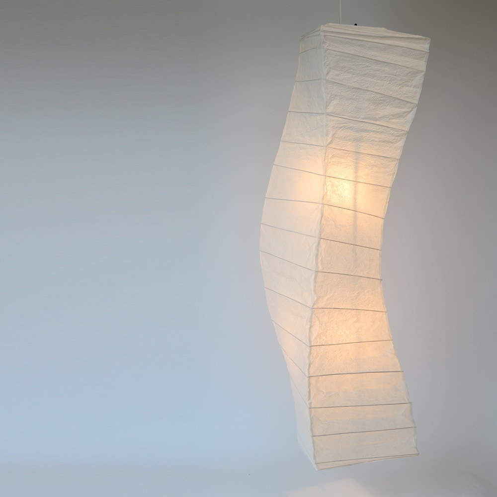 彩光デザイン 和照明 大型 和紙照明 ペンダントライト 2灯 【電球別売】 SDPN-202 揉み紙 日本製 和風照明 【送料無料】【K