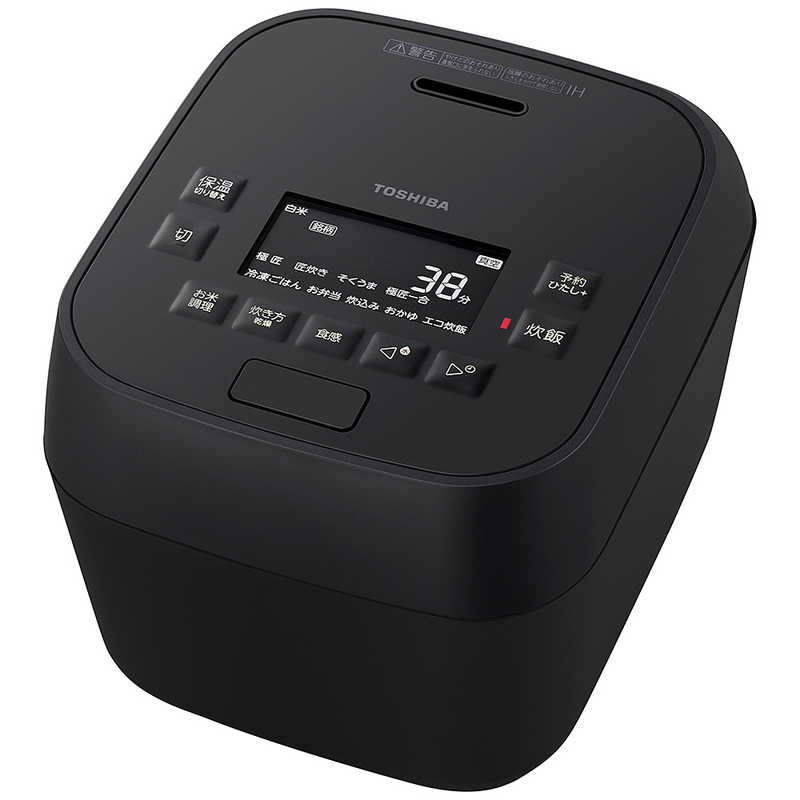 東芝 TOSHIBA 真空圧力IH炊飯器 3.5合炊き グランブラック RC-6MGX-K