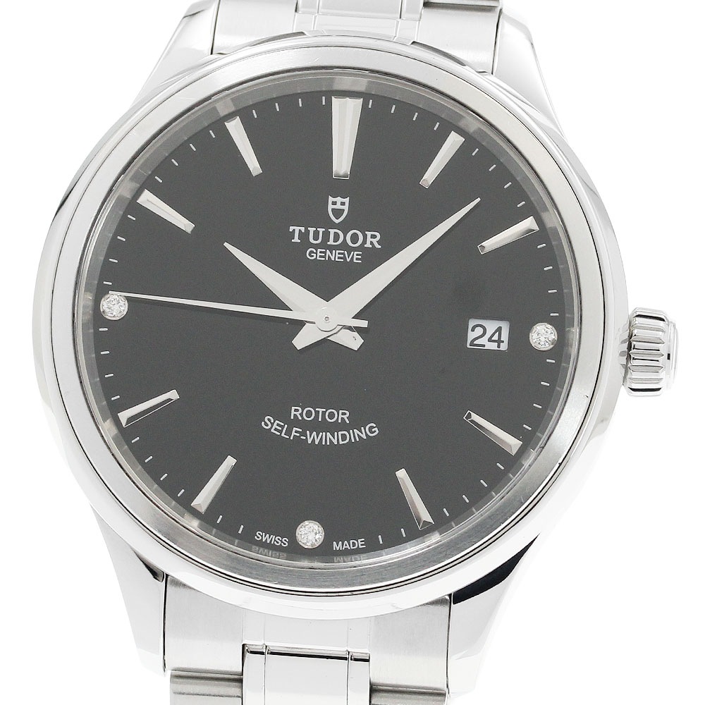 チュードル TUDOR 12500 スタイル 3Pダイヤ 自動巻き メンズ 良品 保証書付き_921805【中古】