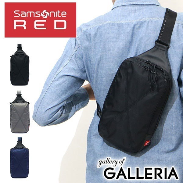 samsonite コレクション red ボディーバッグ