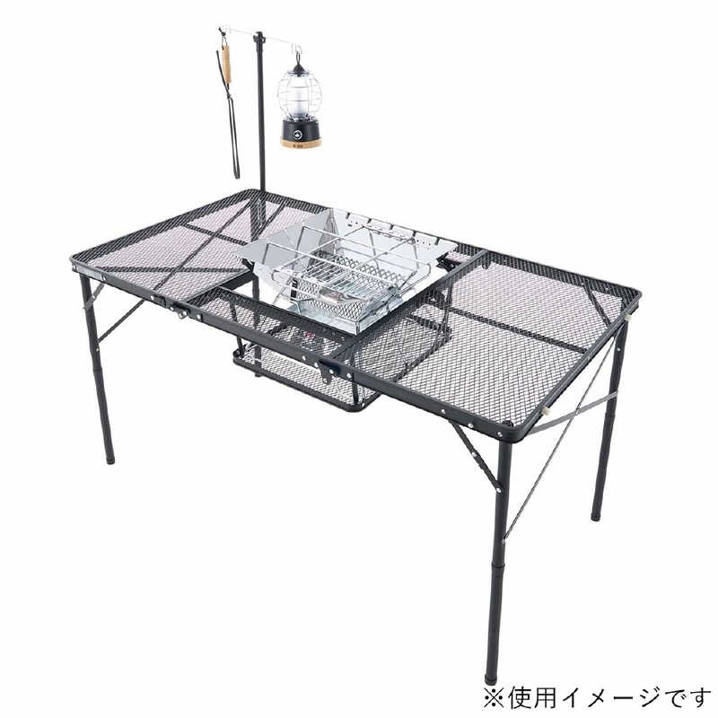 ロゴス　アウトドア用品 ギア アイアンメッシュ 3FD BBQテーブル 13070-BC　73581002