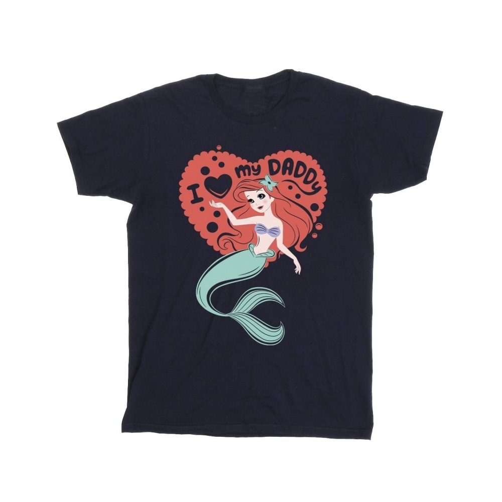 (英国より直送) Disney メンズザ・リトル・マーメイドラブ・ダディ TシャツTシャツ