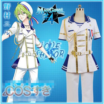 【短納期】MARGINAL#4 マージナルナンバーフォー LOVE SAVIOR　野村エル 海軍 制服 コスプレ衣装 高品質 新品 Cosplay アニメ
