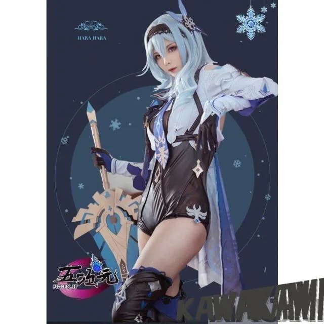 火花　原神　コスプレ　エウルア　衣装セット　ウィッグ　靴　武器　追加可