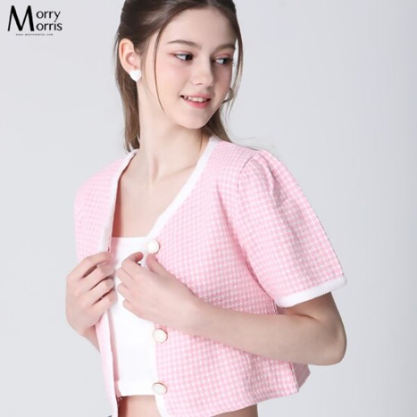 LEOT ミニシェル ツイード ジャケット