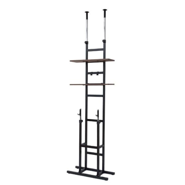 サン・ハーベスト 突っ張り式 Bicycle standrack BS-821BK ブラック 自転車スタンド メーカー直送