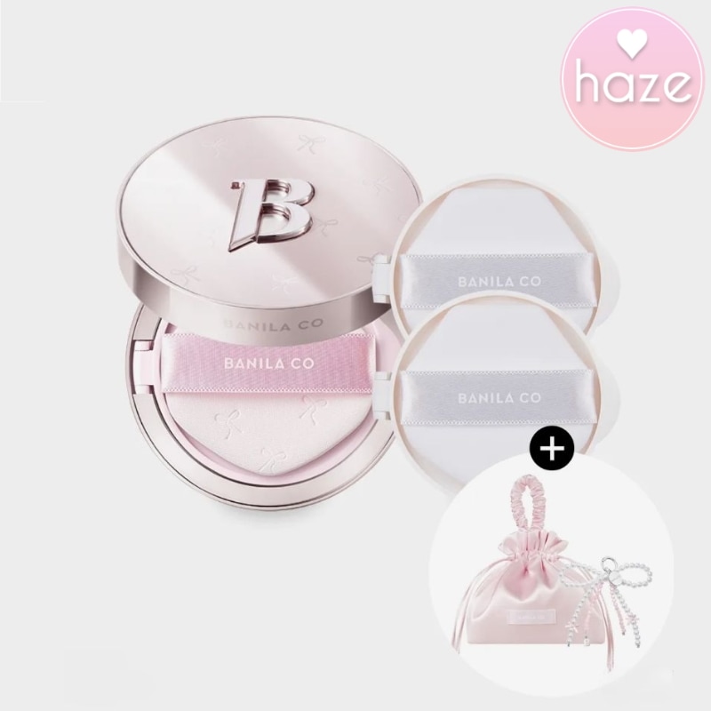 【バレーコア エディション】カーバリシャス アルティメット ホワイトクッション 本品 + リフィル2個 + ポーチ (4colors) / 限定