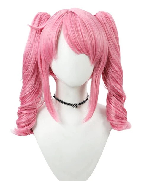 コスプレウィッグ花菱はるかはなびしはるか魔法少女にあこがれて耐熱文化祭小物ハロウイーンウィッグかつらネット付きコスチューム