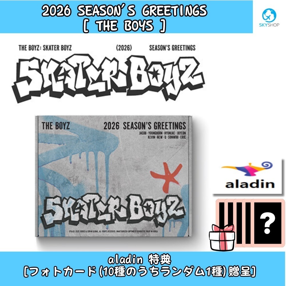 [ONLINE特典] THE BOYZ 2026 SEOSONS GREETINGS : SKATER BOYZ 2026 シーグリ
