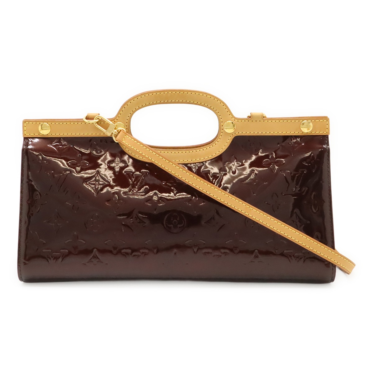 モノグラムヴェルニ ロクスバリー ドライブ ハンドバッグ 2WAY ショルダーバッグ セミショルダー アラマント M9199