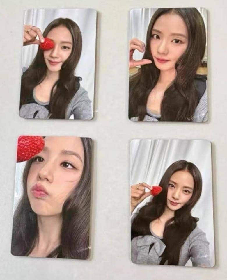 公式品　 BLACKPINK　 jisoo ホンコン　サイン会　fm特典トレカ　４枚セット