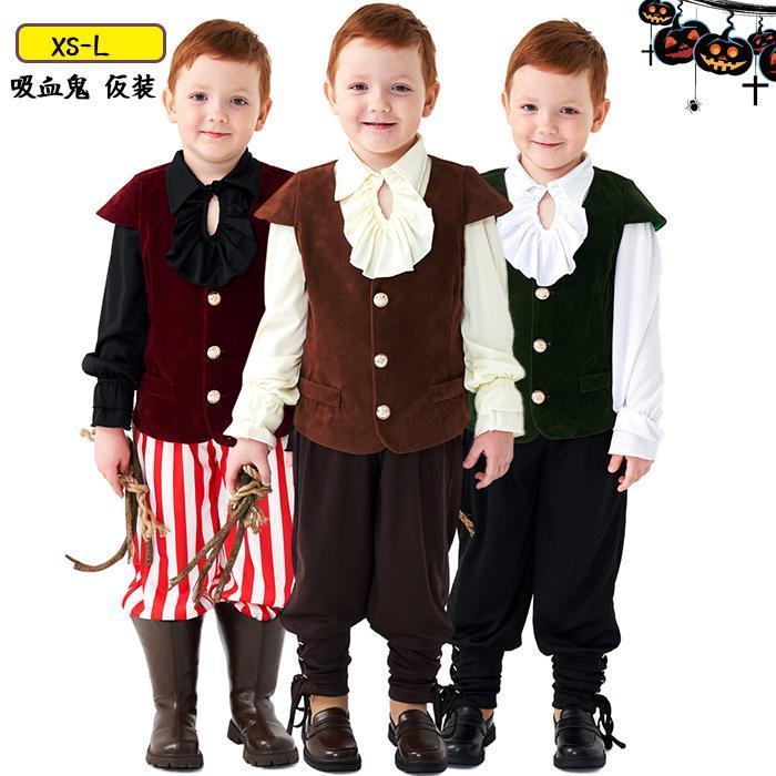 【新タイプ追加】ハロウィン衣装 吸血鬼 仮装 ドラキュラ コスプレ 衣装 子供 キッズ コスチューム 男子 ヴァンパイア バンパイア なりきり 変装 万聖節 ハロウィン パーティー