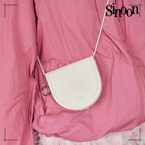 SINOON コインバッグ Round Coin Bag (Ivory)