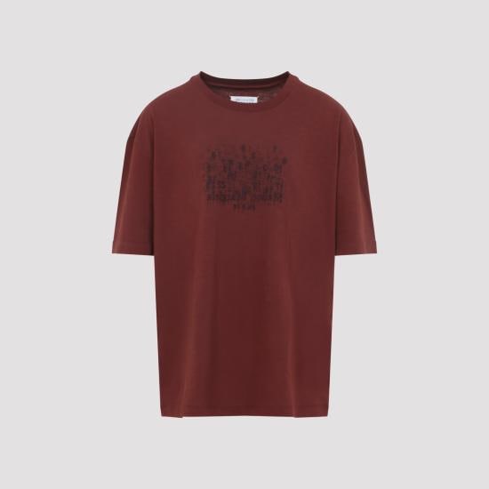 MAISON MARGIELA Men T-Shirts S50GC0730 M20164 210 DARK BRIC RED