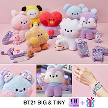 [LineFriends 新商品] BT21 BIG & TINY mini carrier bag doll /mini bag/ hairpin ヘアピン/ブレスレット/doll keyring