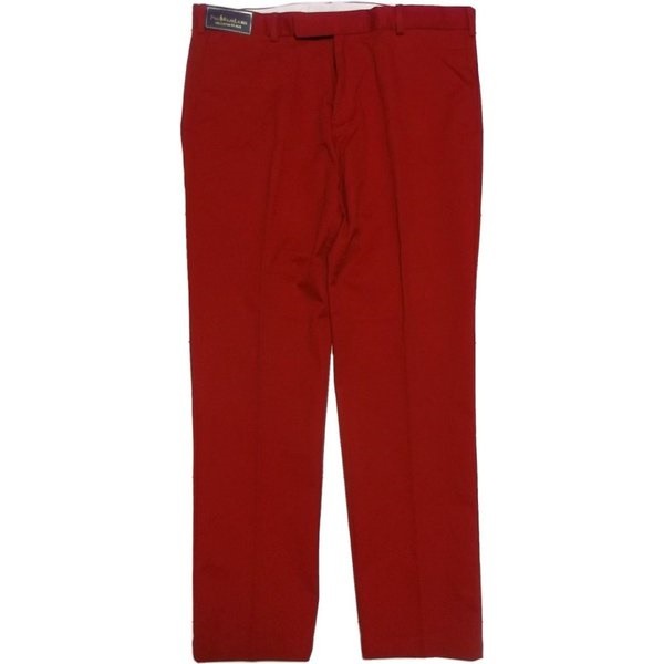 コットンパンツ 綿パン レッド PR3-119
