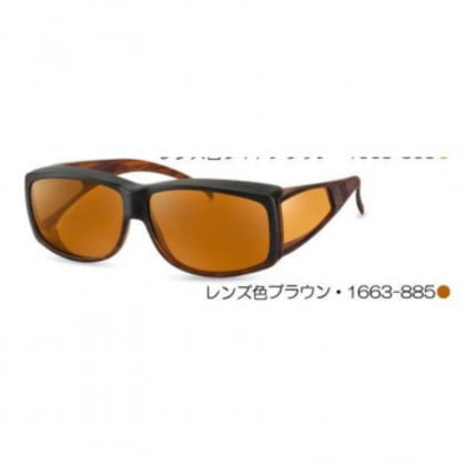エッシェンバッハ ウェルネス・プロテクト オーバーサングラスタイプ 小 レンズ色ブラウン・1663-885